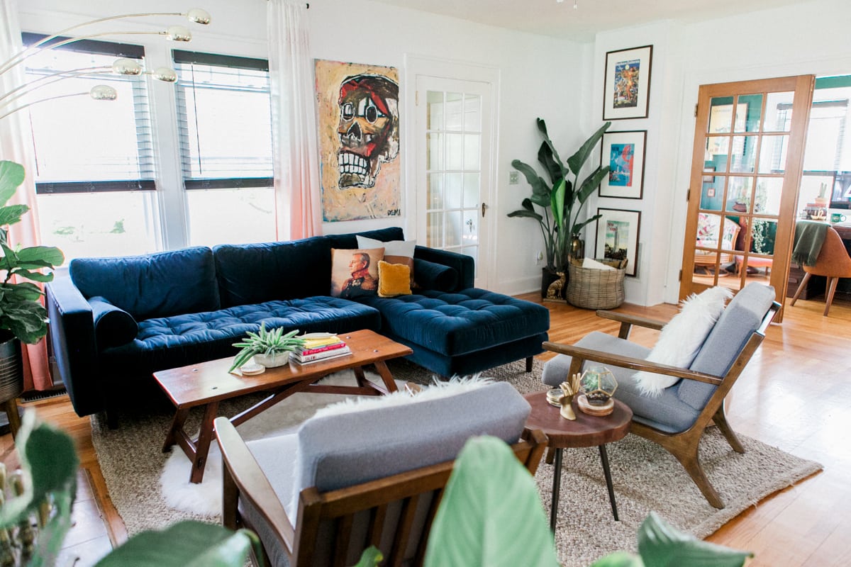 Eclectic Home Tour | Summer 2017 | Jessica Brigham Blog | Magazine Ready for Life For Less
