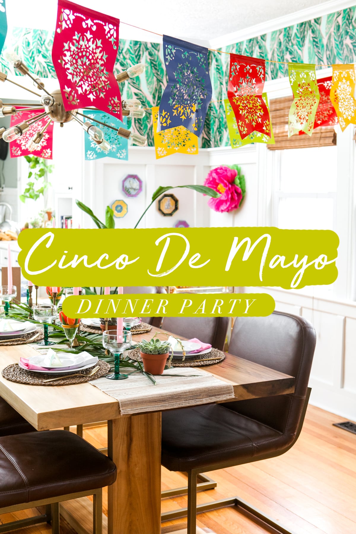 Fiesta Time! Cinco de Mayo Dinner Party | Papel Picado Decor | Party Themes | Birthday Party Ideas | Jessica Brigham Magazine Ready for Life