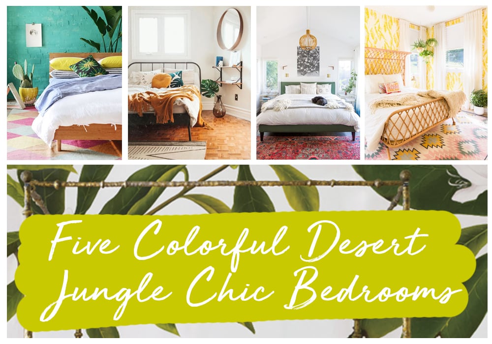 Colorful Desert Jungle Chic Bedroom Inspiration | One Room Challenge | Week Two | Jessica Brigham | Magazine Ready for Life