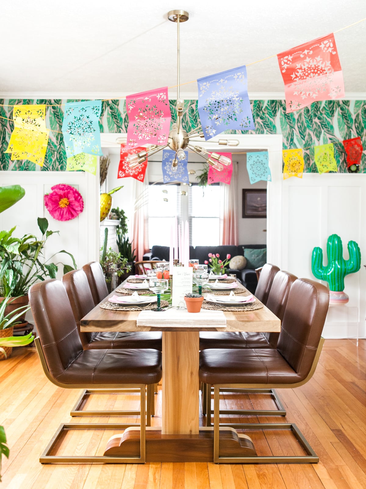 Fiesta Time! Cinco de Mayo Dinner Party | Papel Picado Decor | Party Themes | Birthday Party Ideas | Jessica Brigham Magazine Ready for Life