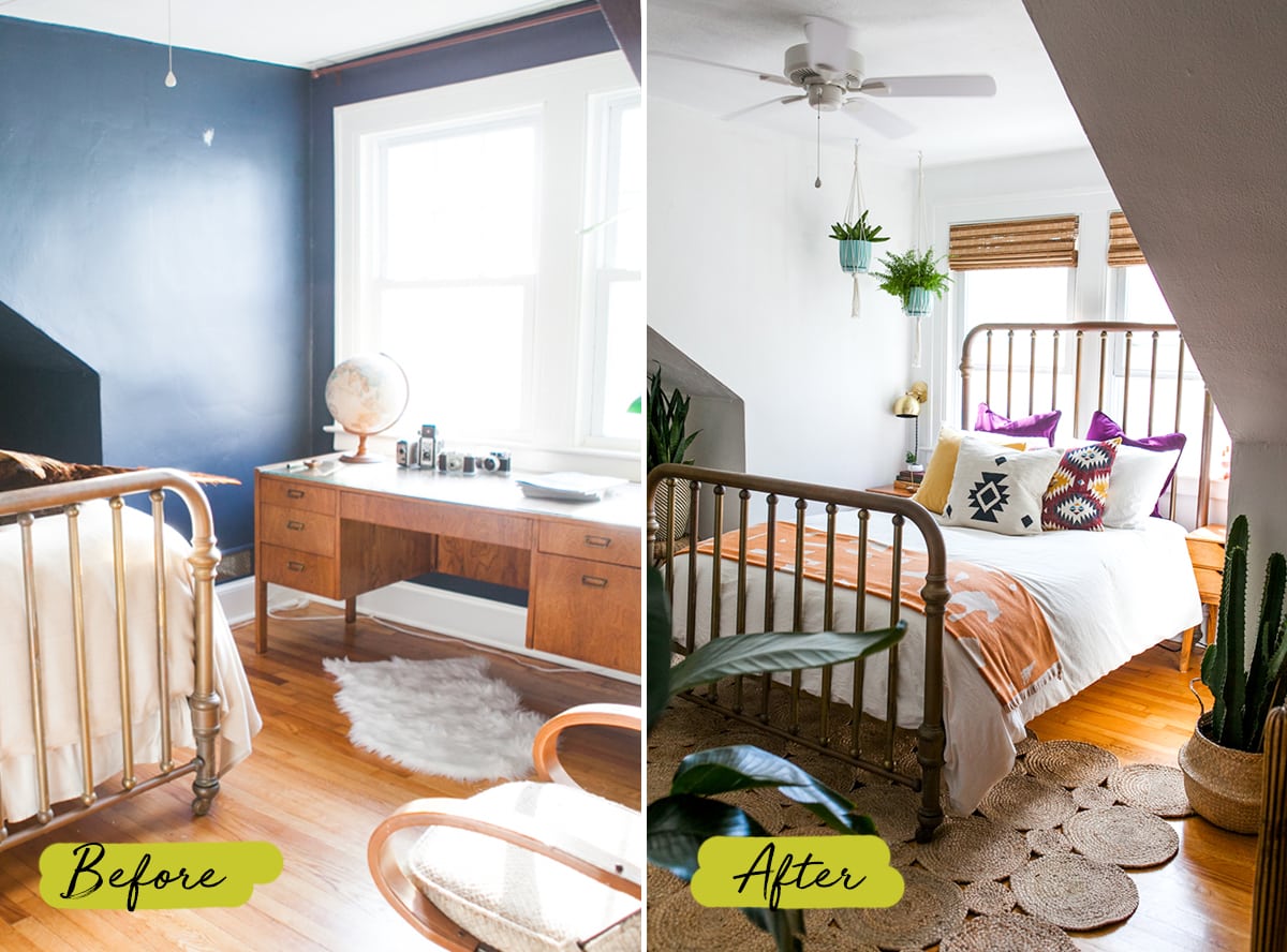 Bright Desert Chic Guest Room | One Room Challenge | Before & After | Jessica Brigham | Magazine Ready for Life