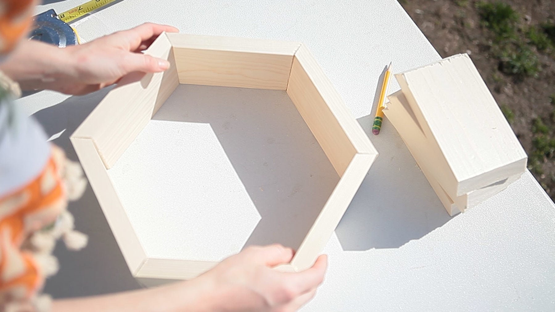 DIY Honeycomb Hexagon Shelves | How to Build Shelves | Jessica Brigham | Magazine Ready for Life