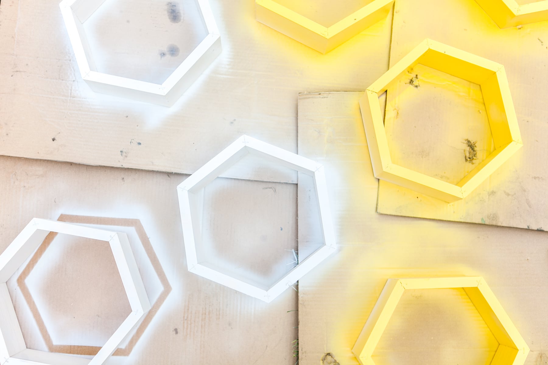 DIY Honeycomb Hexagon Shelves | How to Build Shelves | Jessica Brigham | Magazine Ready for Life