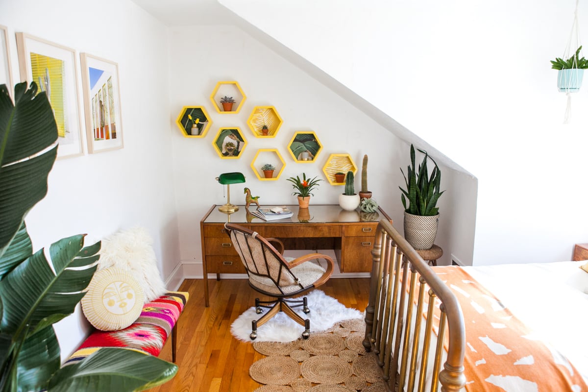 Bright Desert Chic Guest Room | One Room Challenge | Before & After | Jessica Brigham | Magazine Ready for Life