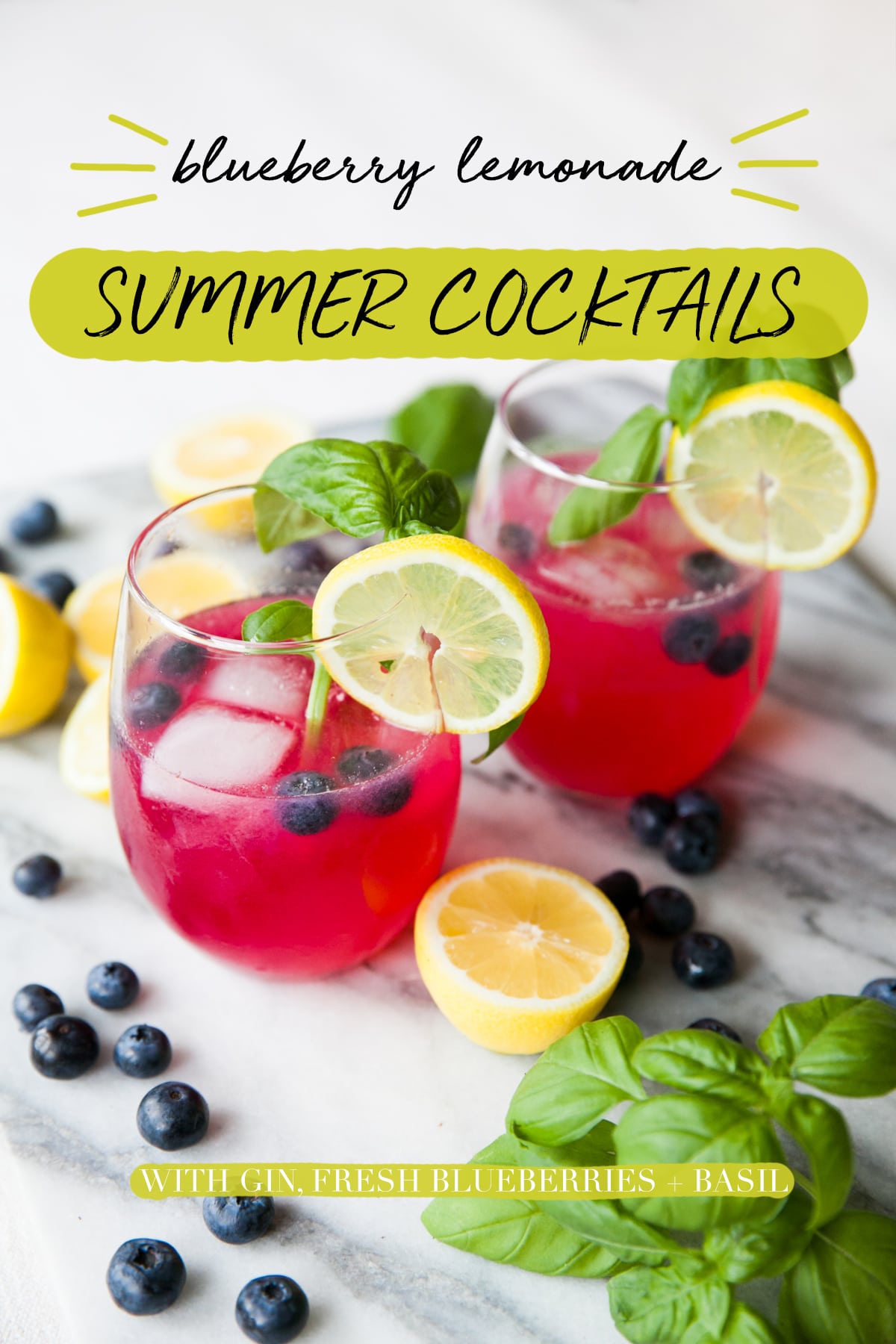 Gin Cocktails | Blueberry Lemonade | Cocktail Recipes | Homemade Hard Lemonade | Jessica Brigham | Magazine Ready for Life
