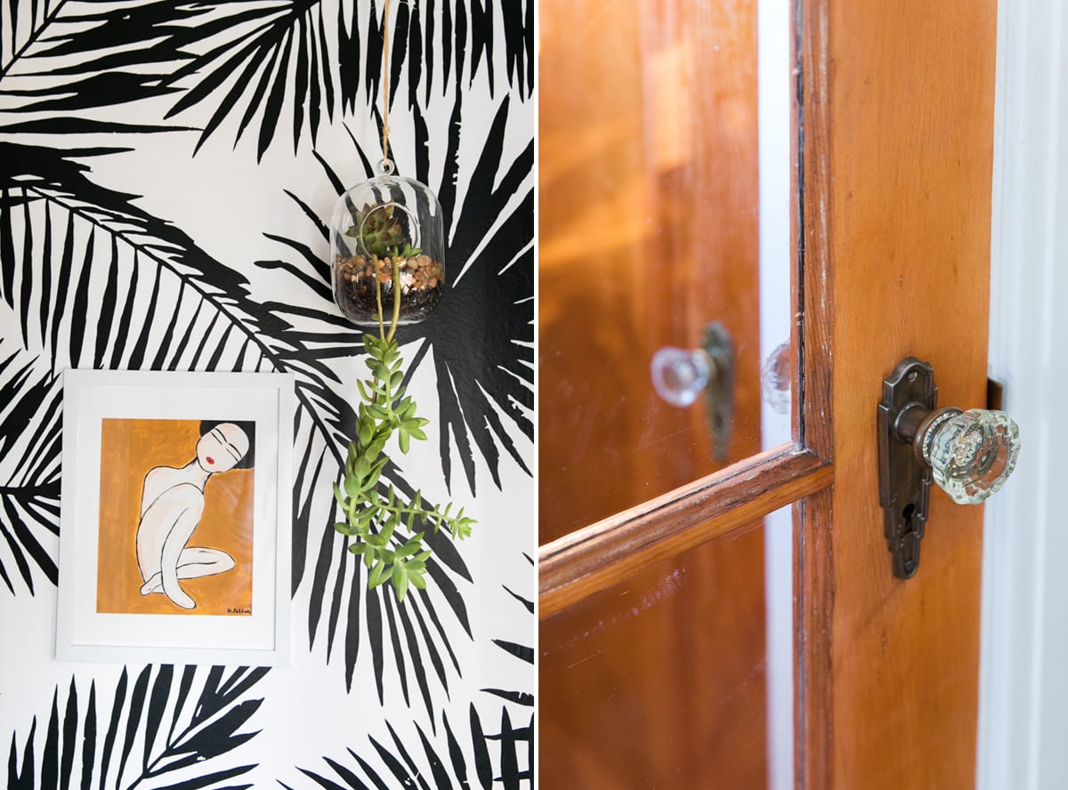 Boho Mod Glam Entryway | One Room Challenge | THE REVEAL | Jessica Brigham | Magazine Ready for Life | Coloray Wallpaper | Pepe & Carols | Well Woven Rugs | Depeapa | Heather Felder Art