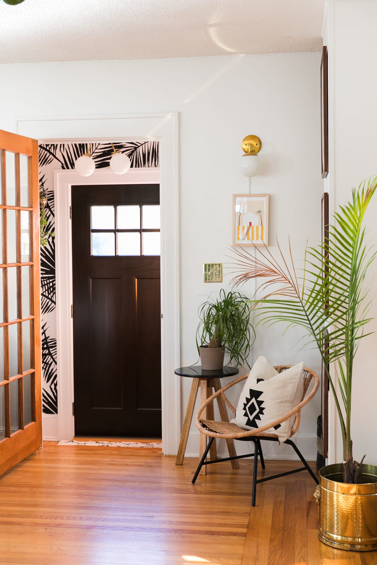 Boho Mod Glam Entryway | One Room Challenge | Week Two | Jessica Brigham | Magazine Ready for Life