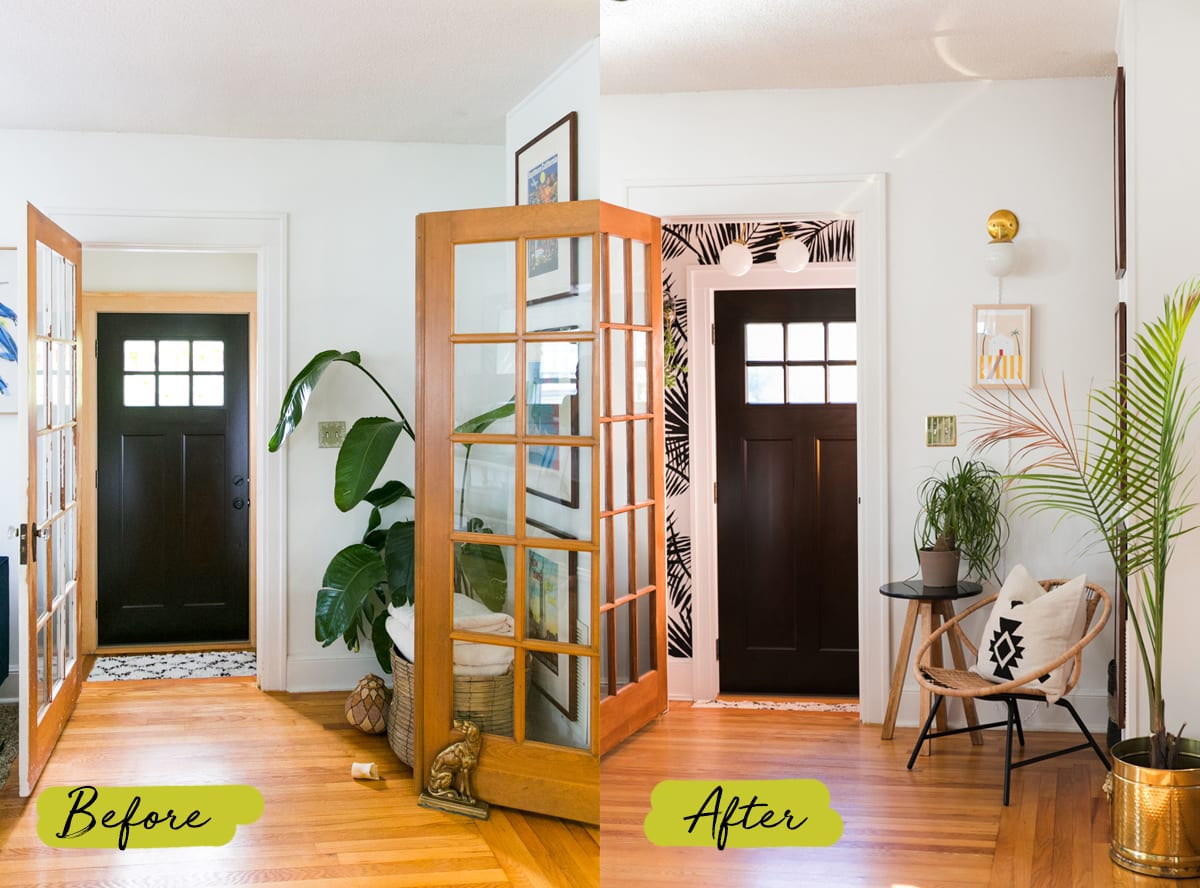Boho Mod Glam Entryway | One Room Challenge | Week Two | Jessica Brigham | Magazine Ready for Life