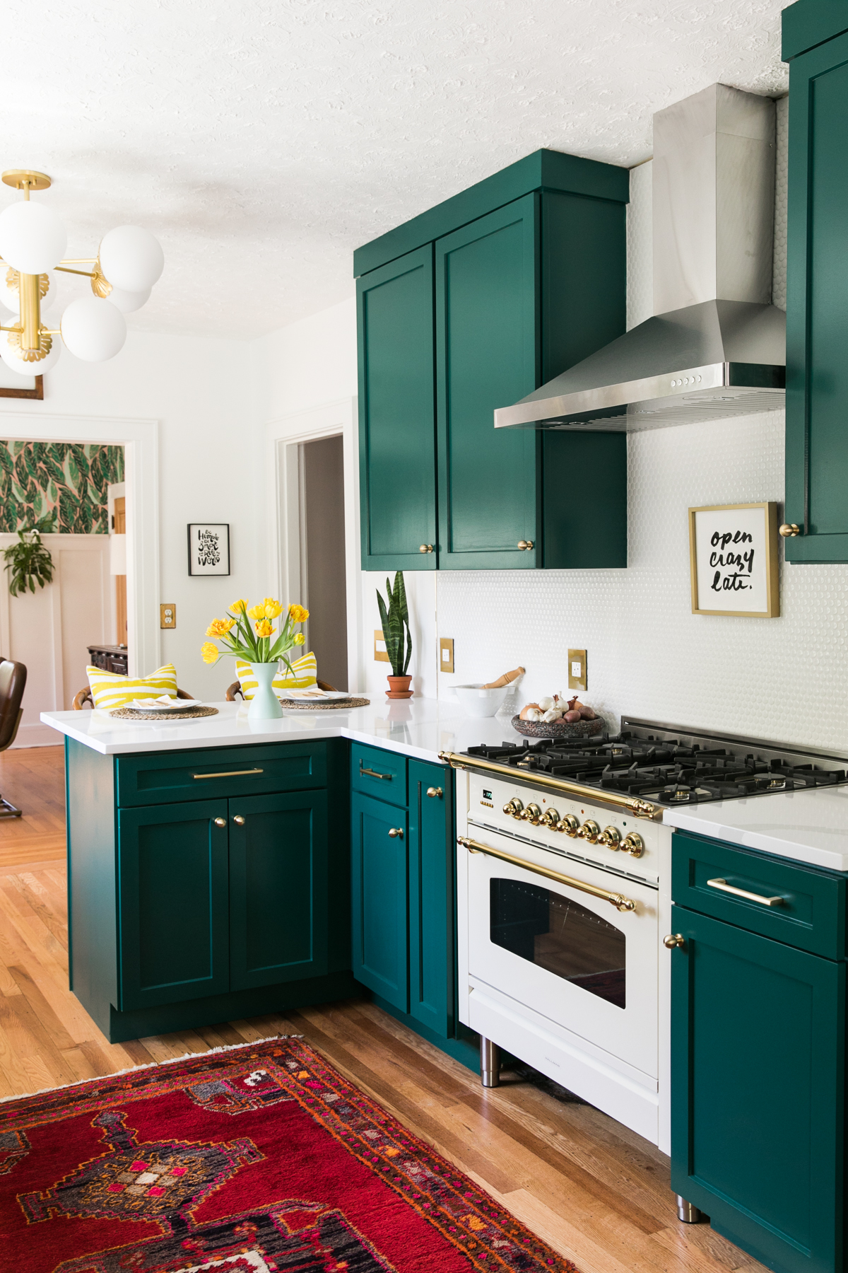 The Best Dark Green Kitchens Like Ever » Jessica Brigham