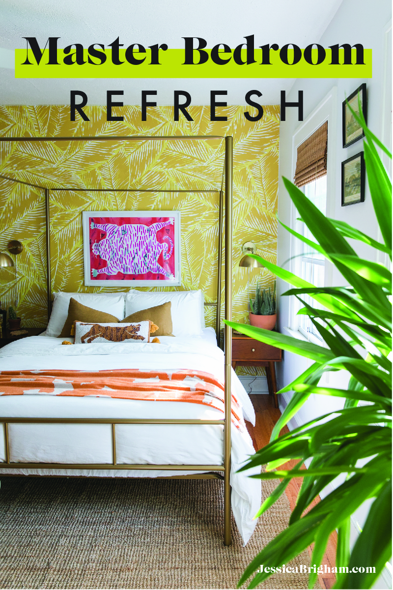 Boho Glam Master Bedroom Refresh | Master Bedroom Ideas | Feng Shui Bedroom | Jessica Brigham | Magazine Ready for Life | www.jessicabrigham.com