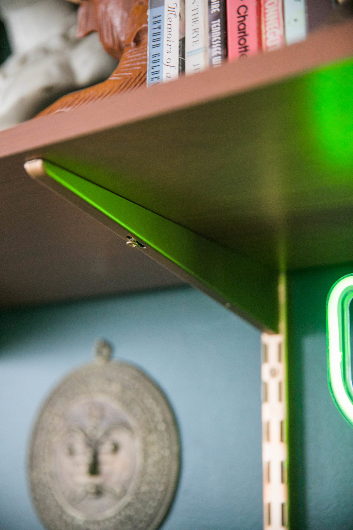 DIY MCM Wall Mounted Track Shelving » Jessica Brigham