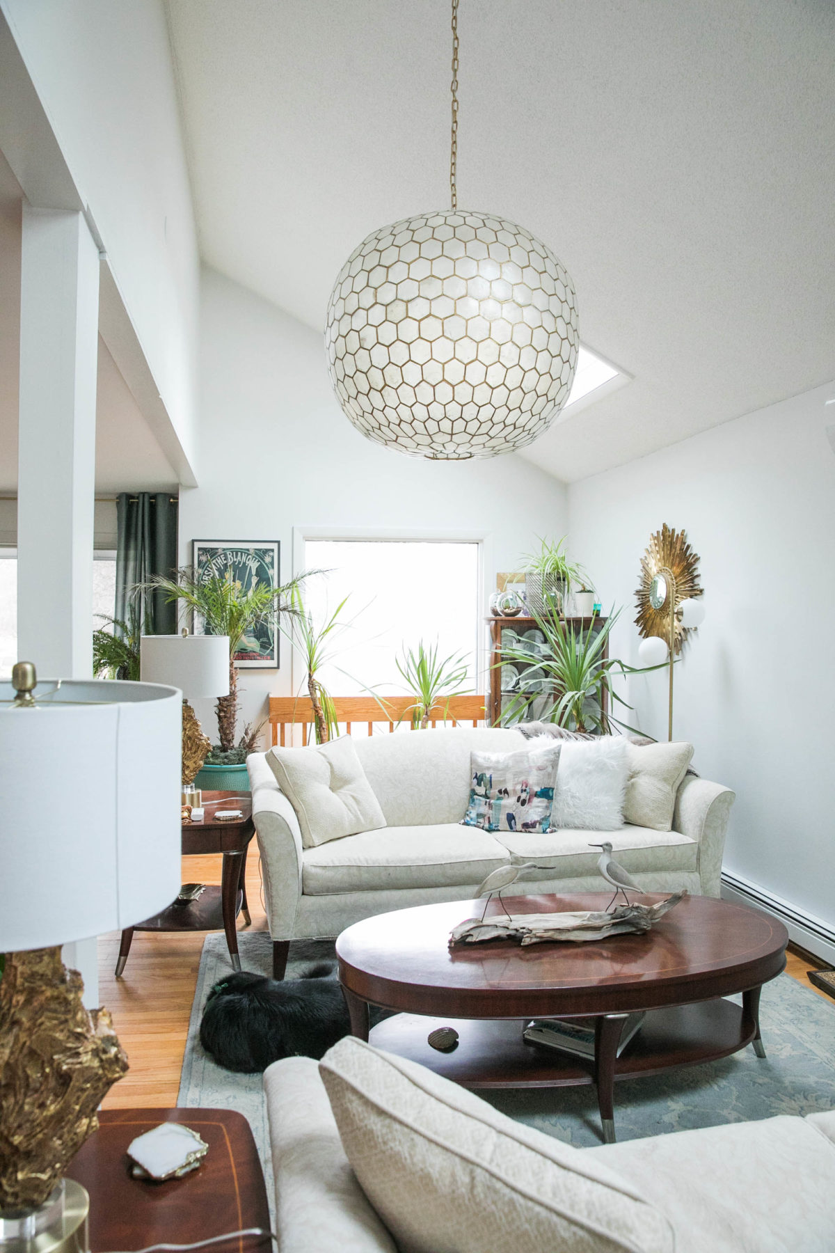 Vibrant MidCentury Glam Living Room Refresh The Design Board