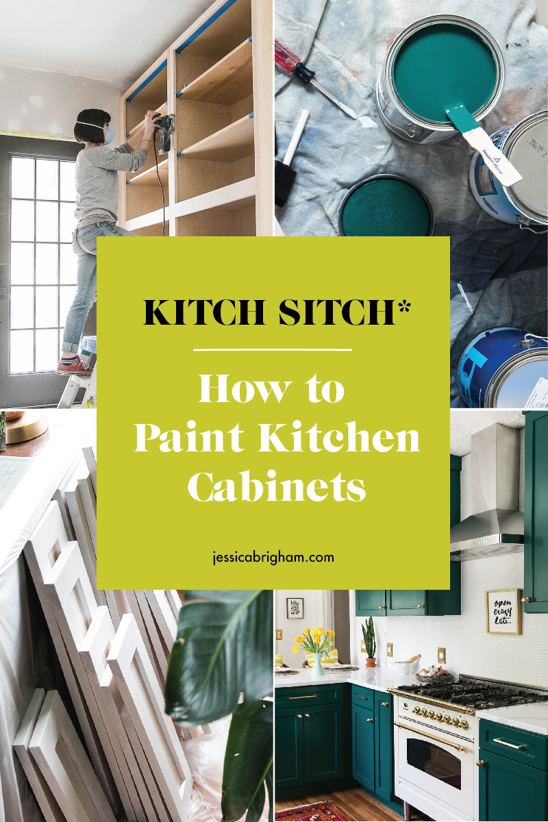 Kitch Sitch* | How To Paint Kitchen Cabinets | DIY | Jessica Brigham | Magazine Ready for Life | JessicaBrigham.com