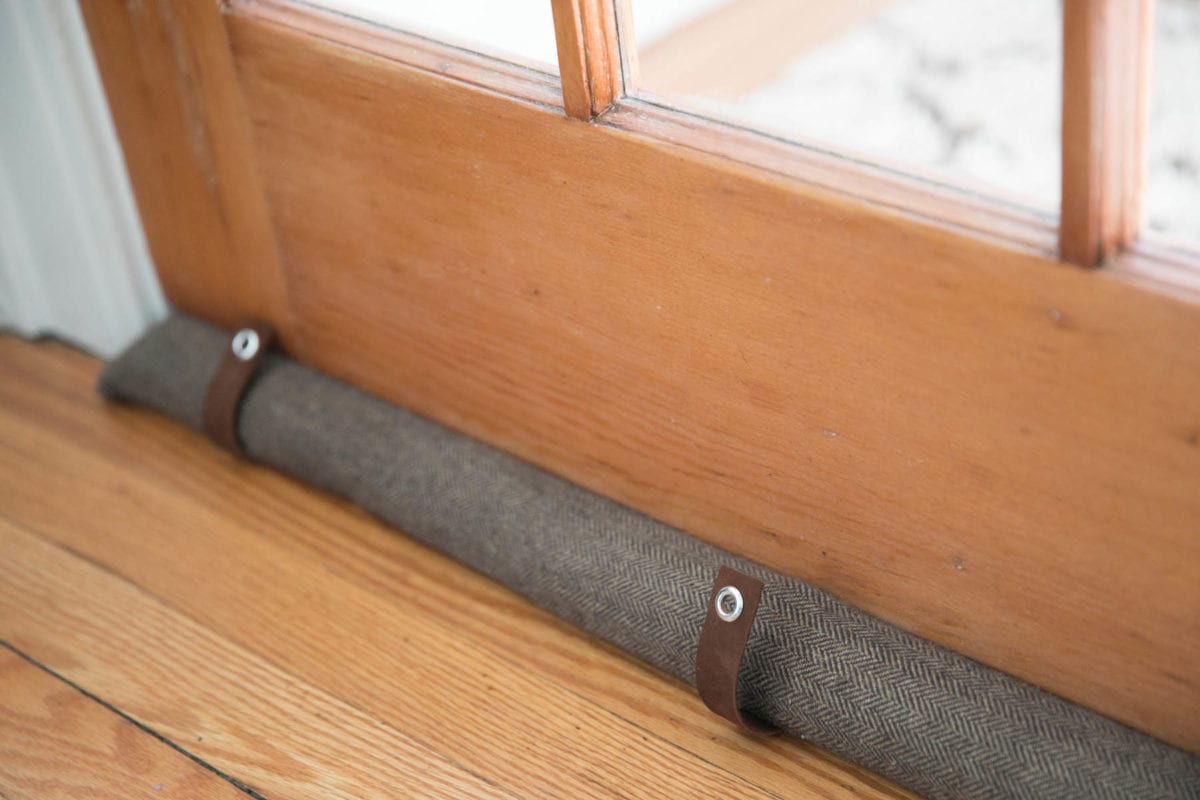 DIY Draft Stopper Will Save You Money, Guaranteed | Clever Home Hack | Jessica Brigham | Magazine Ready for Life | jessicabrigham.com
