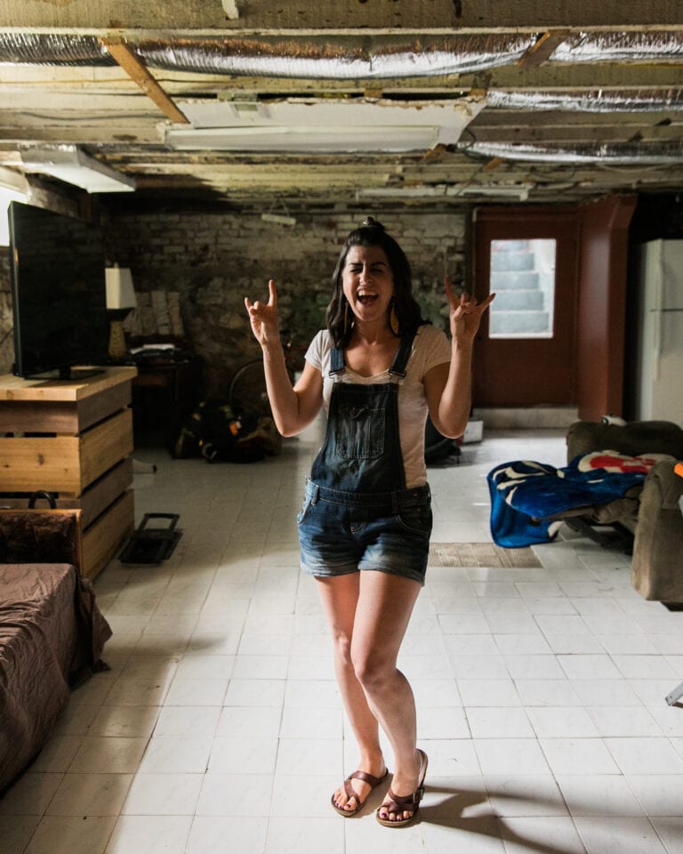 Yes You Can! How to Paint Old Stone Basement Walls + VIDEO! » Jessica ...