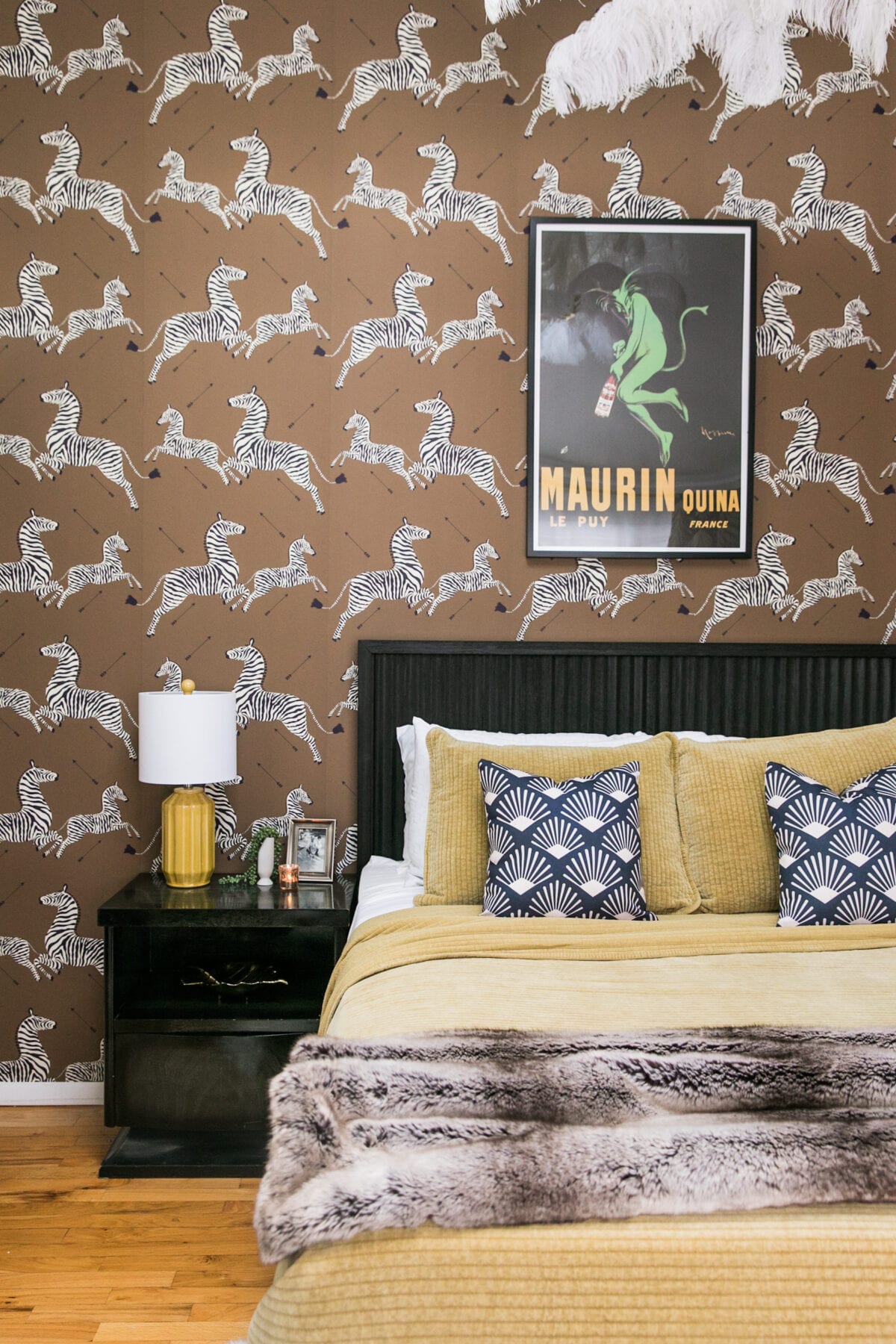 Hollywood Regency Glam Guest Room REVEAL | Guest Room Decor Ideas | Luxe & Bold Interiors | Striking Interiors | JessicaBrigham.com
