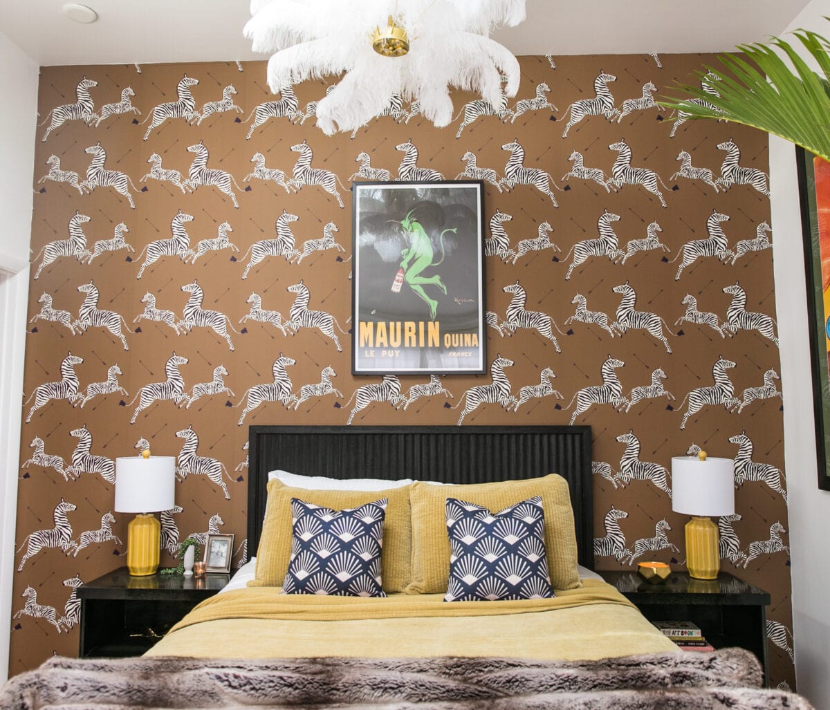 Hollywood Regency Glam Guest Room REVEAL | Guest Room Decor Ideas | Luxe & Bold Interiors | Striking Interiors | JessicaBrigham.com