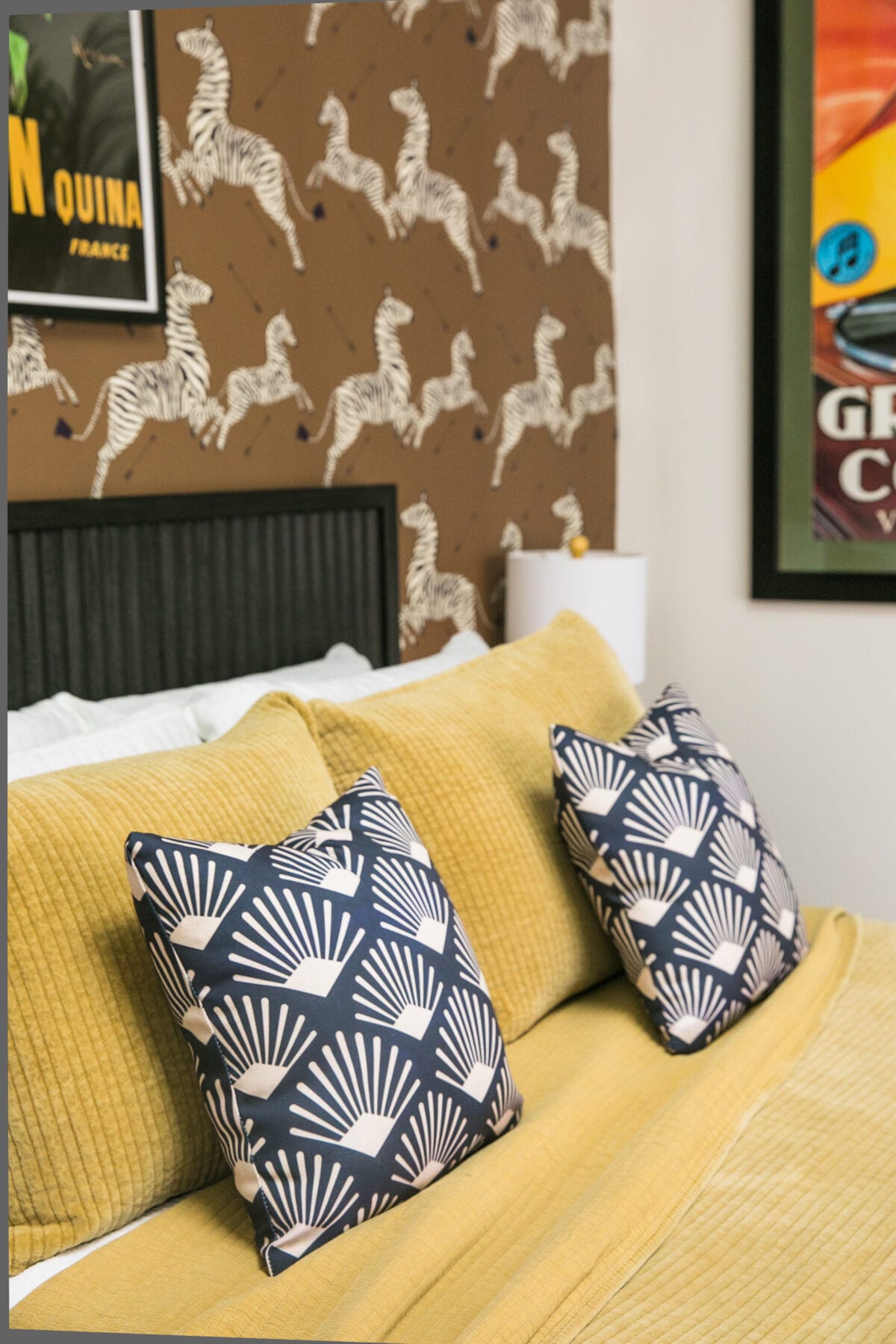 Hollywood Regency Glam Guest Room REVEAL | Guest Room Decor Ideas | Luxe & Bold Interiors | Striking Interiors | JessicaBrigham.com