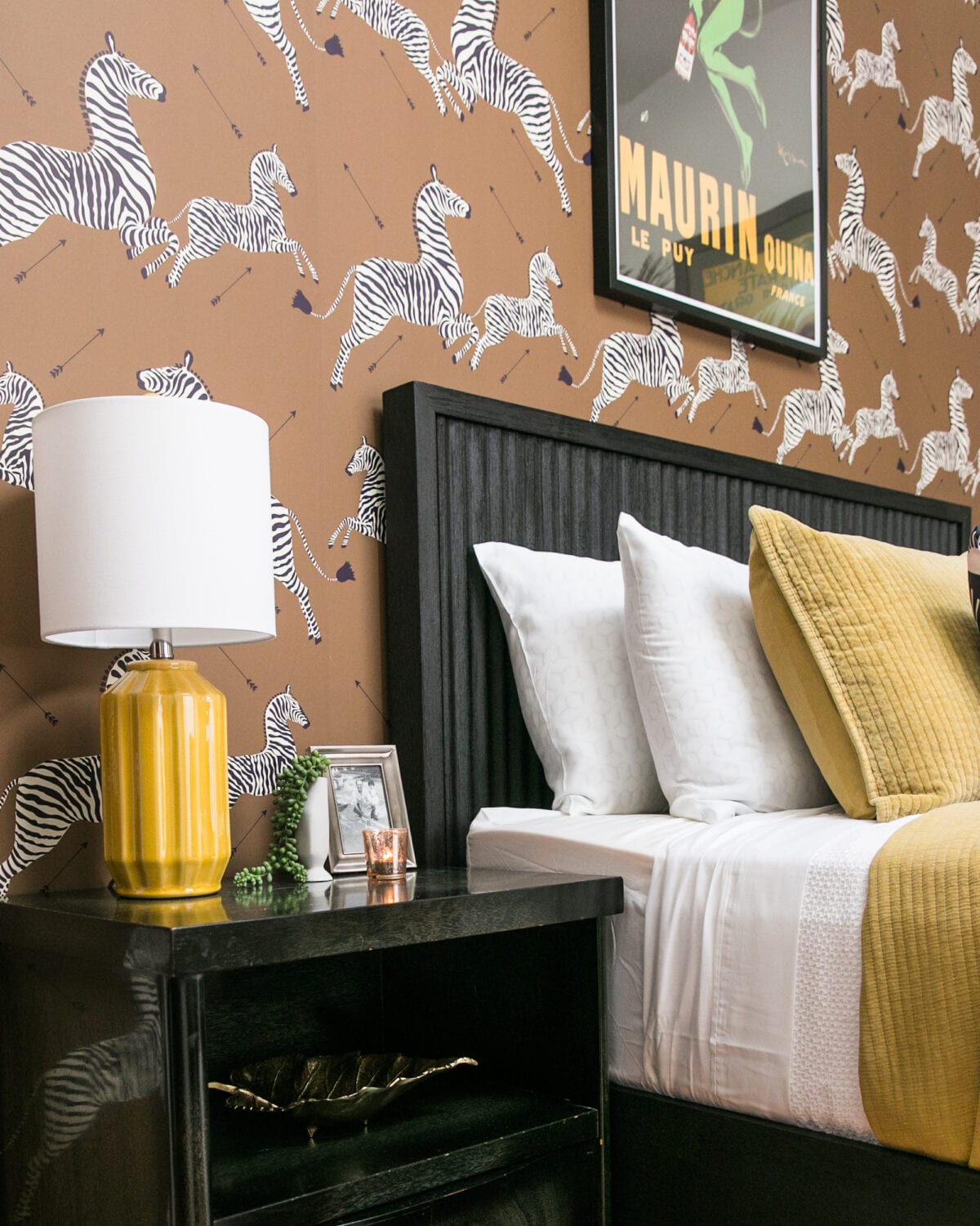 Hollywood Regency Glam Guest Room REVEAL | Guest Room Decor Ideas | Luxe & Bold Interiors | Striking Interiors | JessicaBrigham.com