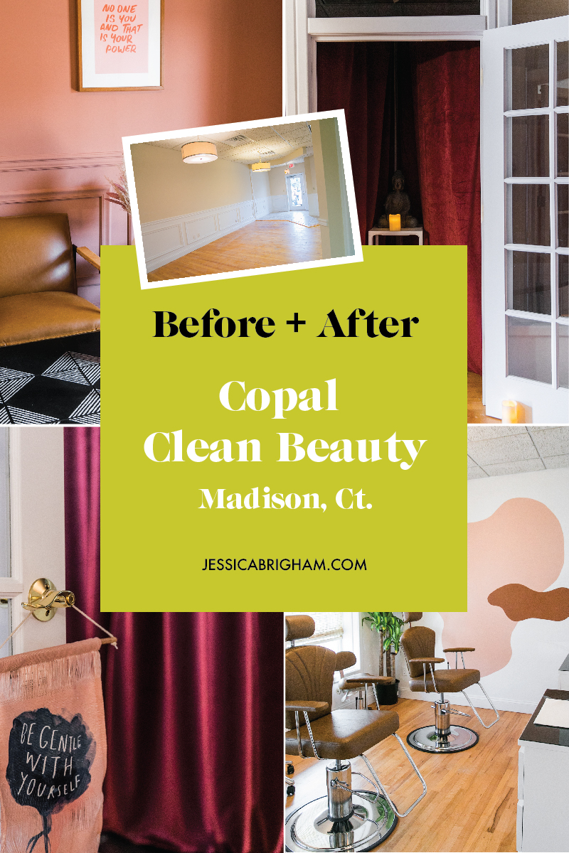Before + After | Copal Clean Beauty | Madison, CT | Jennie Fresa | In-Person Design Consultation | Jessica Brigham | JessicaBrigham.com